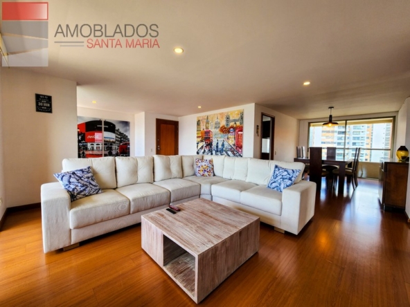 Comfortable furnished apartment in Poblado Neighborhood. AS1313