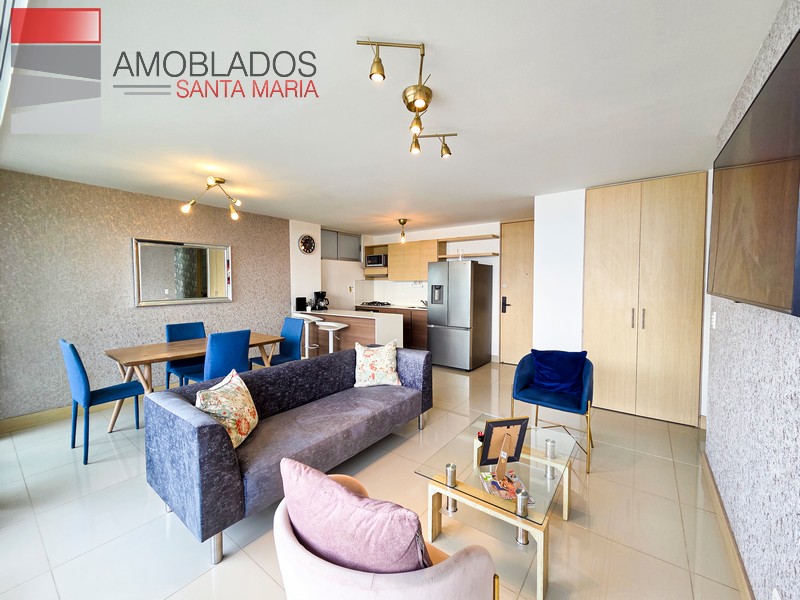 Furnished Apartment in Altos del Poblado, Medellín. AS1314