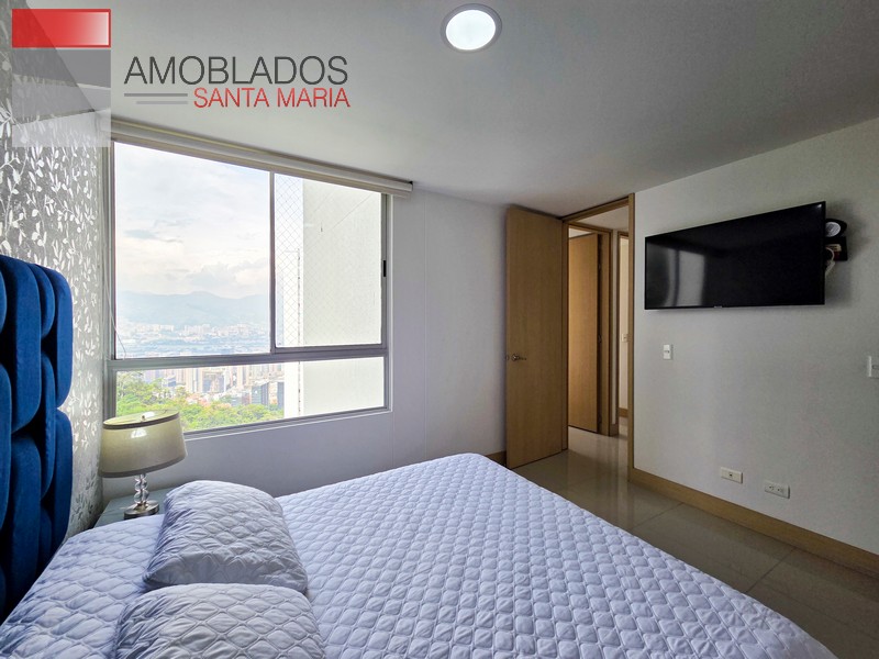 Furnished Apartment in Altos del Poblado, Medellín. AS1314
