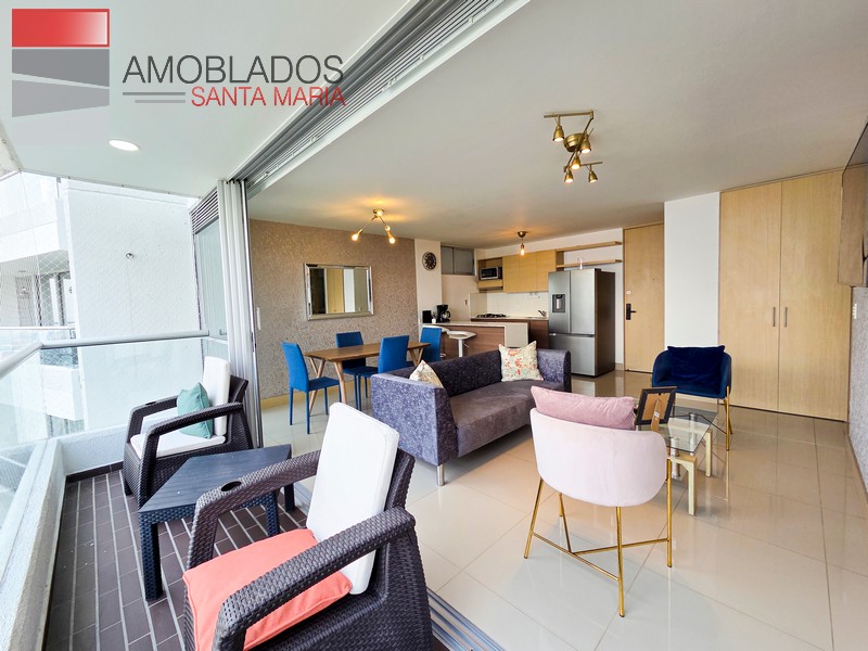 Furnished Apartment in Altos del Poblado, Medellín. AS1314