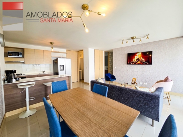 Furnished Apartment in Altos del Poblado, Medellín. AS1314