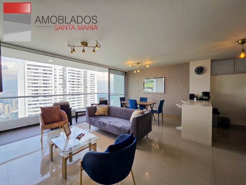 Furnished Apartment in Altos del Poblado, Medellín. AS1314