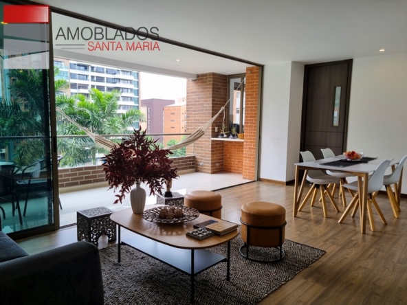Incredible furnished apartment in the Poblado. AS1312