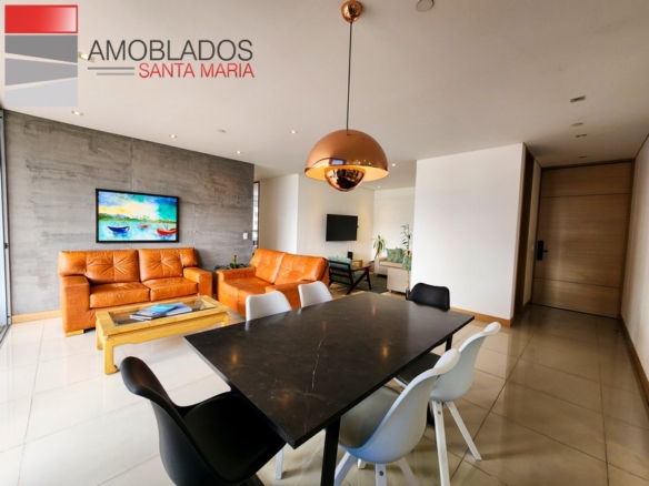 Splendid furnished apartment in the Poblado, Medellin. AS1308