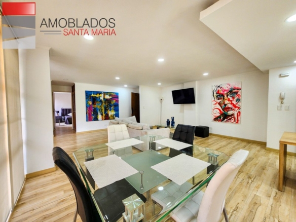 Beautiful and spacious furnished apartment in Medellin, El Poblado.