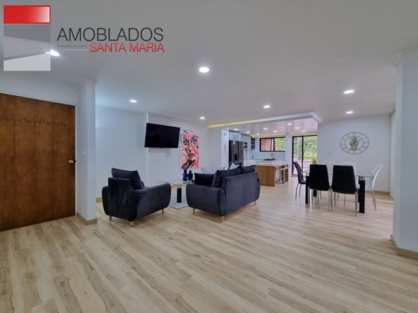 Comfortable Furnished Apartment in Poblado. AS1323