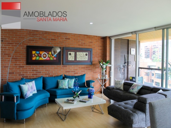 Modern furnished apartment in the Poblado. AS1324