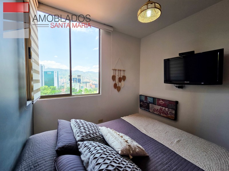 Furnished Apartment in Poblado, Oviedo Neighborhoodo. AS1331