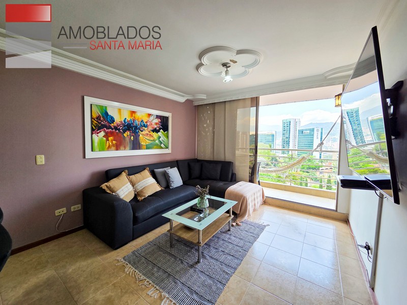 Furnished Apartment in Poblado, Oviedo Neighborhoodo. AS1331