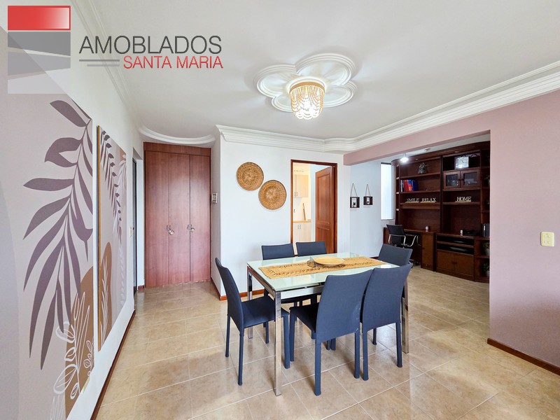 Furnished Apartment in Poblado, Oviedo Neighborhoodo. AS1331
