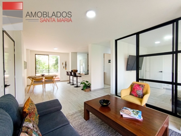 Comfortable Furnished Apartment in Poblado, neighborhood San Lucas AS1347