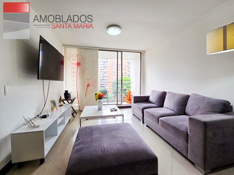 Comfortable Furnished Apartment in El Poblado, Golden Mile. AS1372