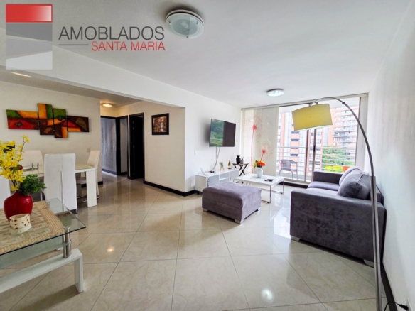 Comfortable Furnished Apartment in El Poblado, Golden Mile.
