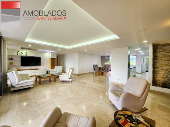 Luxurious and modern Furnished Apartment in El Poblado. AS1375