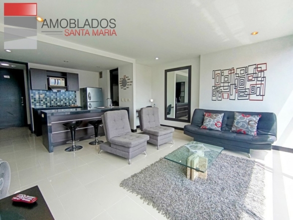 Furnished Apartment in Poblado, Nueva Alejandria. AS11108