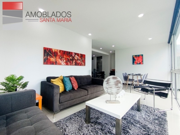 Furnished Apartment in Poblado, Golden Mile Neighborhood. AS12110