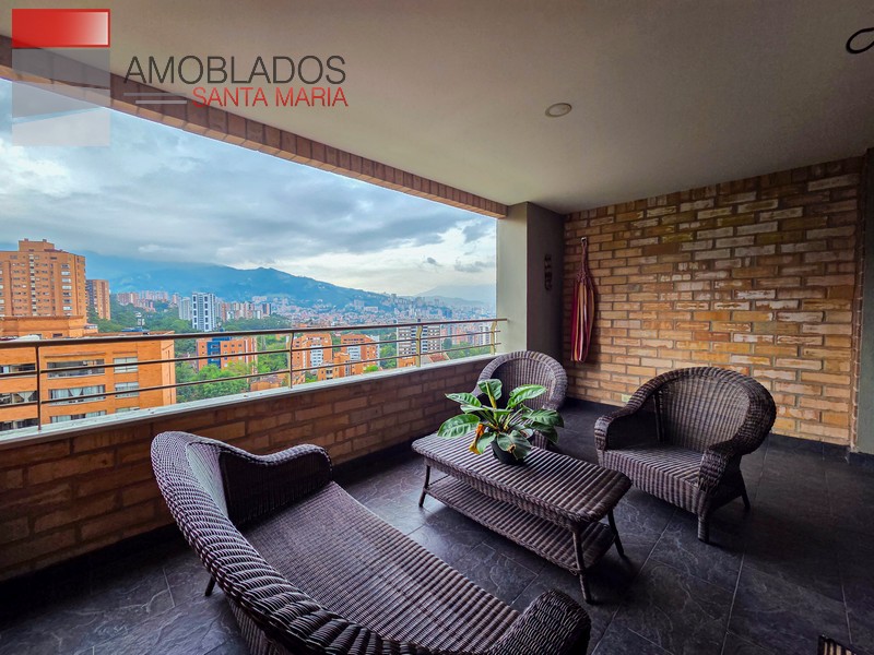 Furnished apartment in Poblado, The Campestre. AS13116