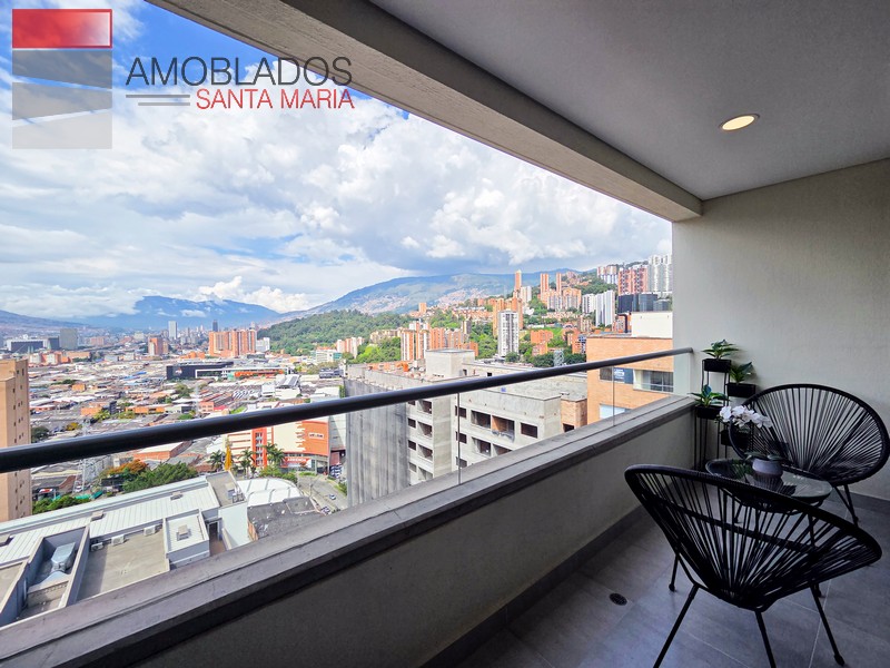 Furnished apartment in Poblado, Ciudad del Río. AS12117