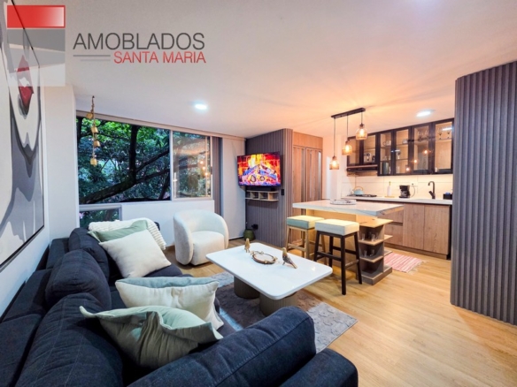Furnished Apartment in Medellín, Conquistadores Neighborhood. AS22124
