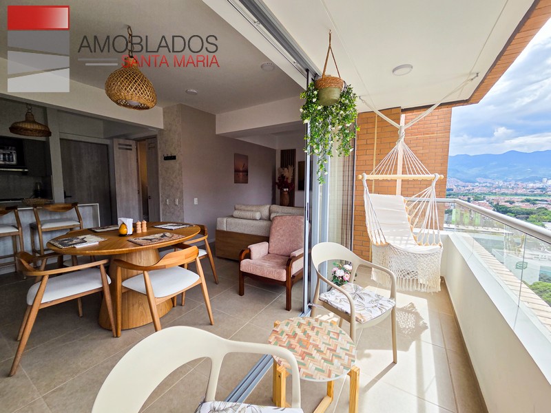 Furnished Apartment in Medellín, Ciudad del Río. AS12126