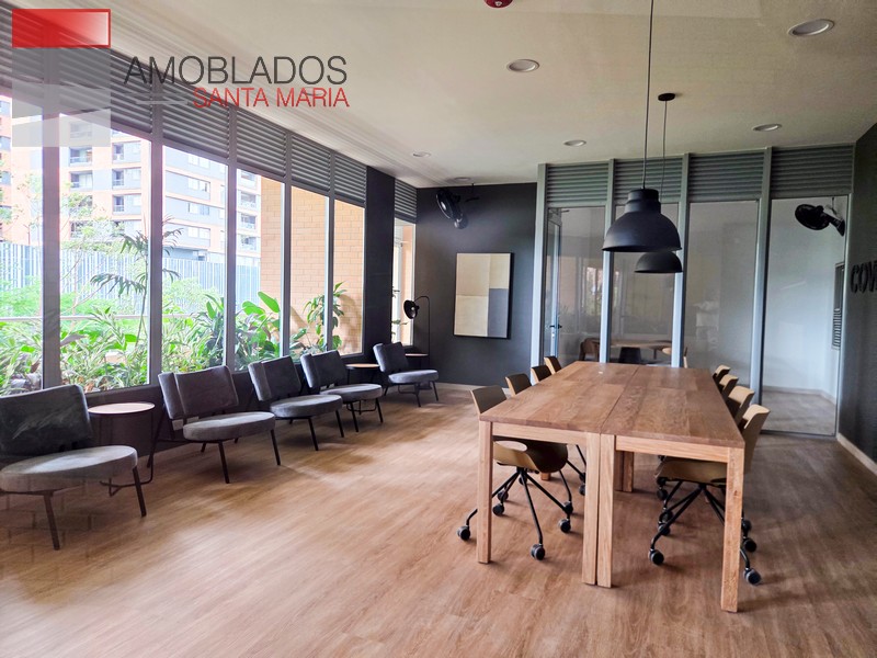 Furnished Apartment in Medellín, Ciudad del Río. AS12126