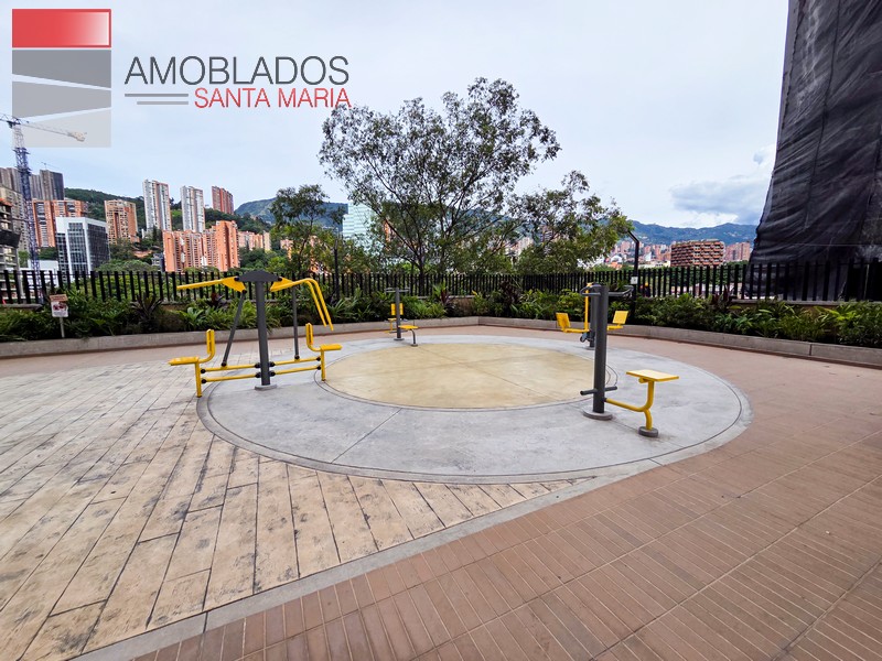 Furnished Apartment in Medellín, Ciudad del Río. AS12126