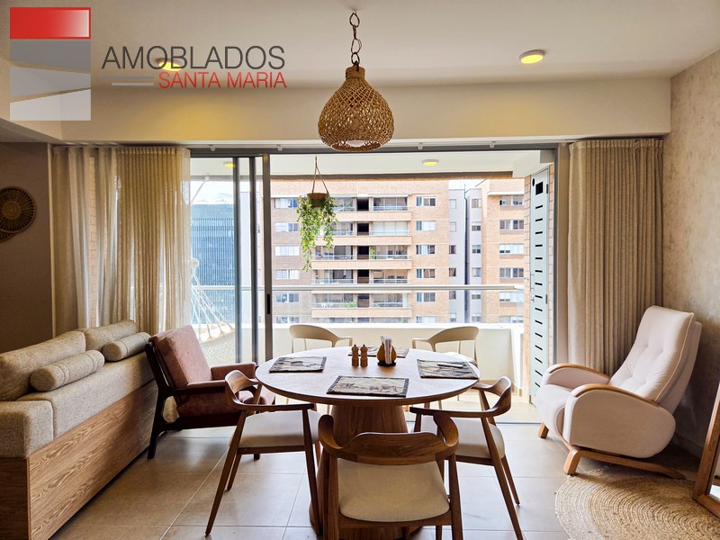 Furnished Apartment in Medellín, Ciudad del Río. AS12126
