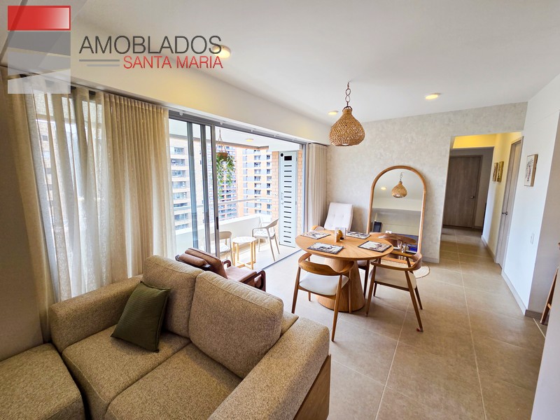 Furnished Apartment in Medellín, Ciudad del Río. AS12126