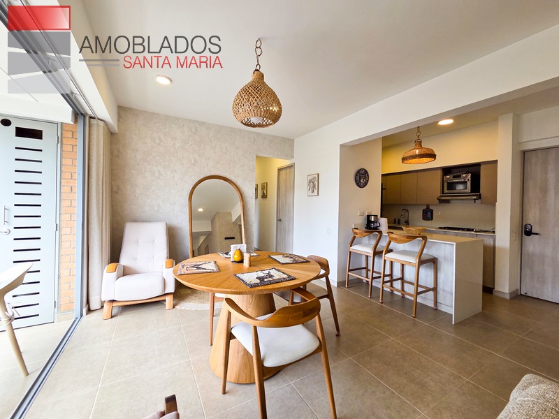 Furnished Apartment in Medellín, Ciudad del Río. AS12126
