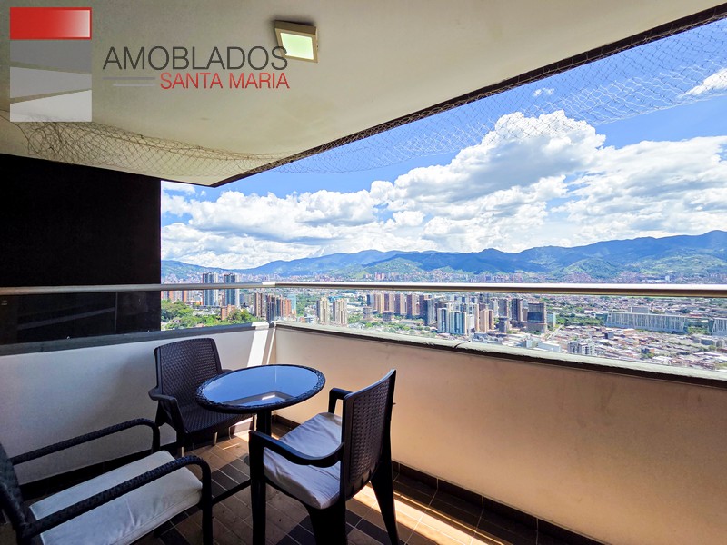 Furnished Apartment in Poblado, Loma del Indio. AS13128