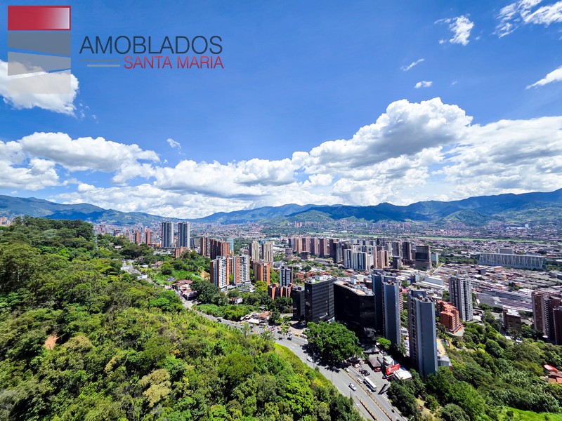 Furnished Apartment in Poblado, Loma del Indio. AS13128