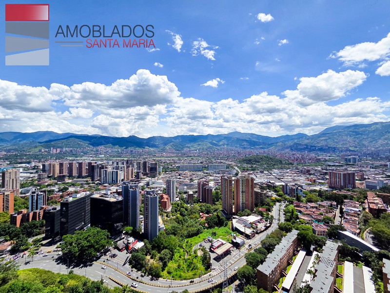 Furnished Apartment in Poblado, Loma del Indio. AS13128