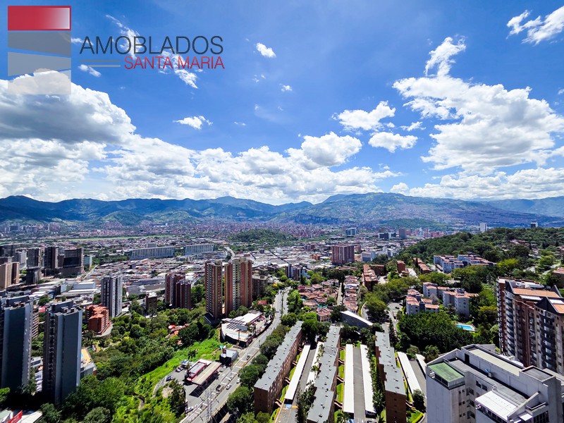 Furnished Apartment in Poblado, Loma del Indio. AS13128