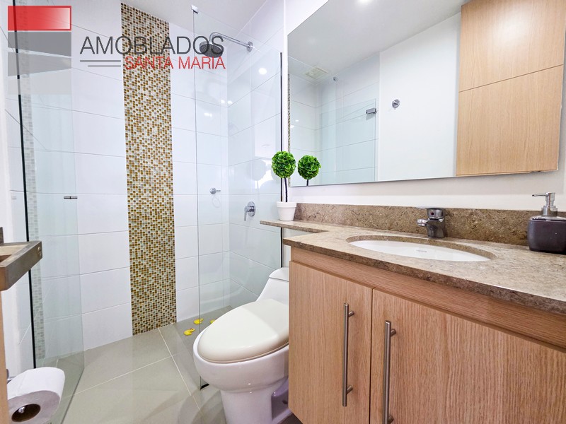 Furnished Apartment in Poblado, Loma del Indio. AS13128