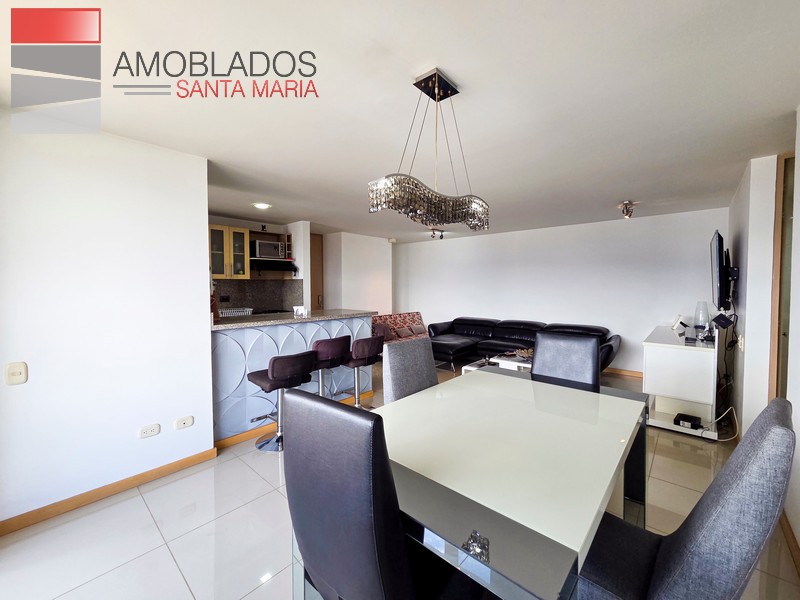 Furnished Apartment in Poblado, Loma del Indio. AS13128