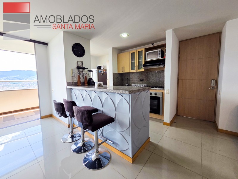 Furnished Apartment in Poblado, Loma del Indio. AS13128