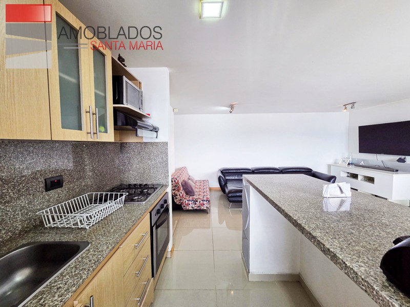 Furnished Apartment in Poblado, Loma del Indio. AS13128