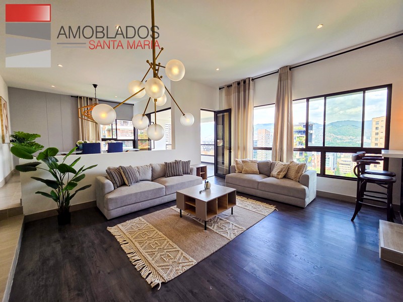 Furnished Apartment in Poblado, Alejandría. AS13133