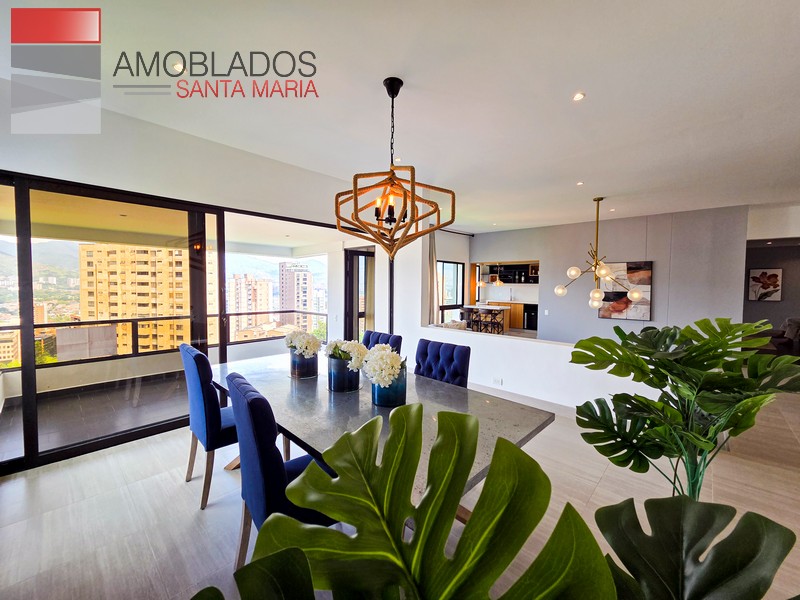 Furnished Apartment in Poblado, Alejandría. AS13133