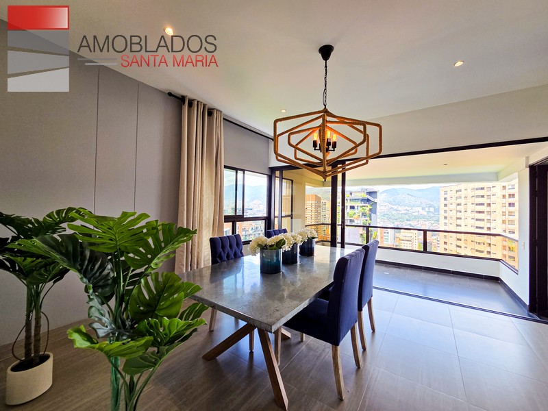Furnished Apartment in Poblado, Alejandría. AS13133