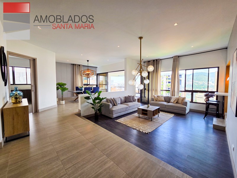 Furnished Apartment in Poblado, Alejandría. AS13133