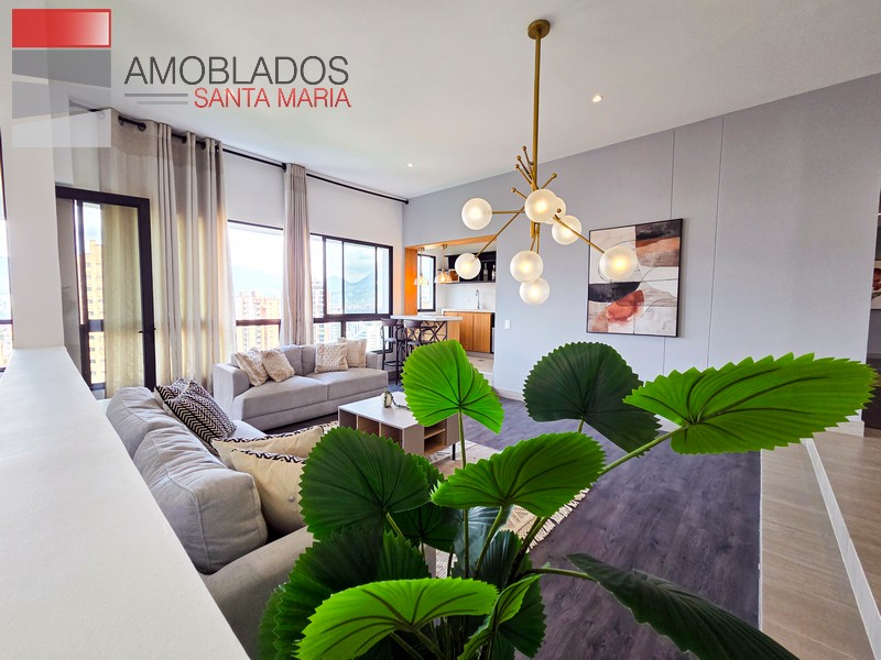 Furnished Apartment in Poblado, Alejandría. AS13133