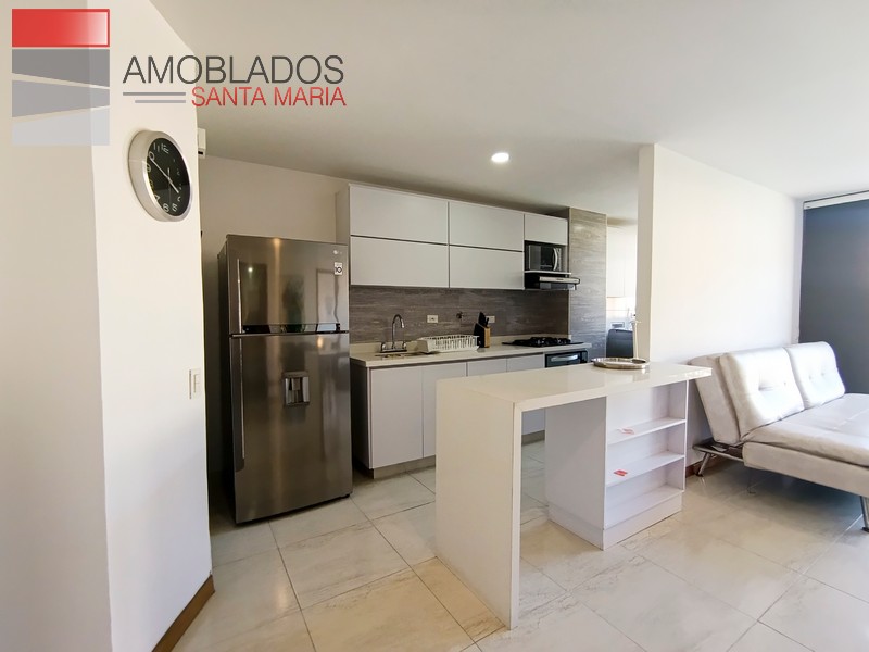Furnished Apartment in Poblado, neighborhood Patio Bonito. AS11131
