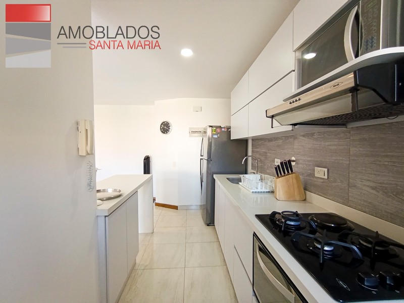 Furnished Apartment in Poblado, neighborhood Patio Bonito. AS11131