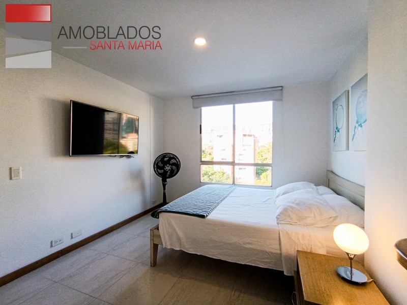 Furnished Apartment in Poblado, neighborhood Patio Bonito. AS11131